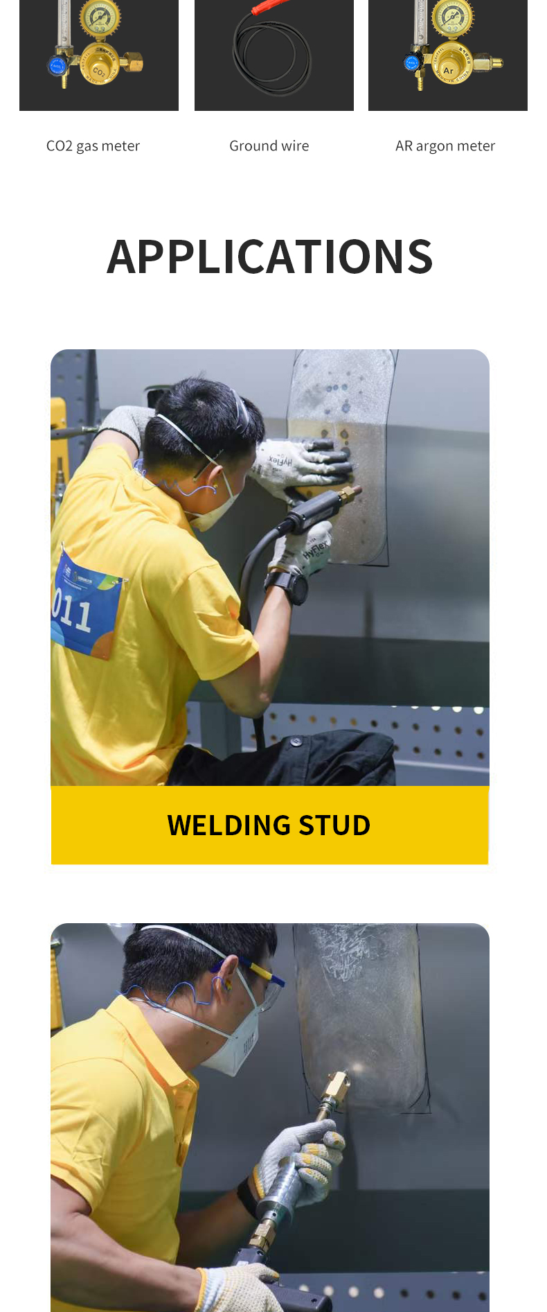 Ce certificate mig welder for aluminum and Iron double pusle multi-function mig welder machine automatic welding machine details