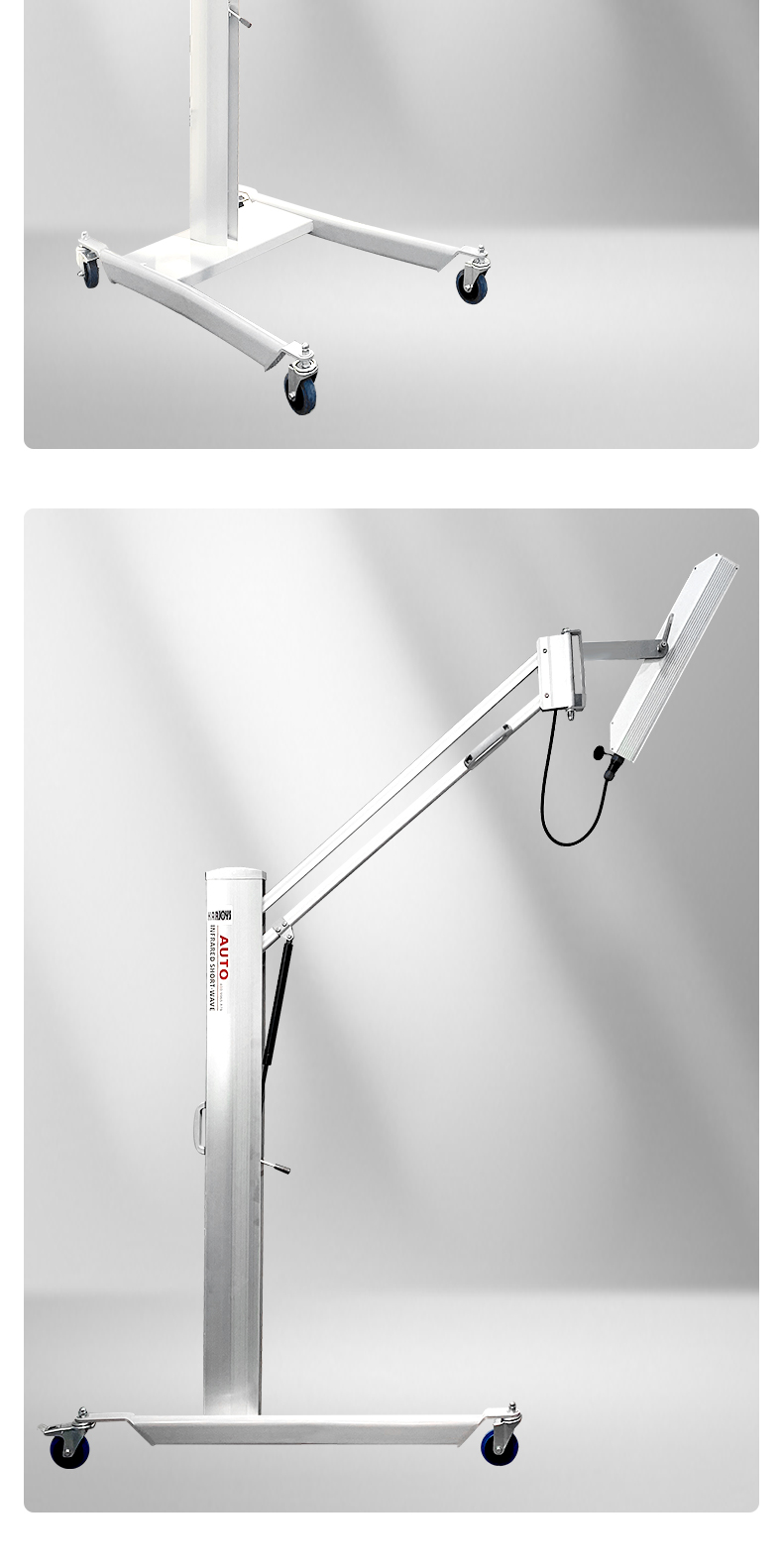Removable car curing lamps multifunctional paint booth heater 3000w infrared curing lamps for car painting supplier