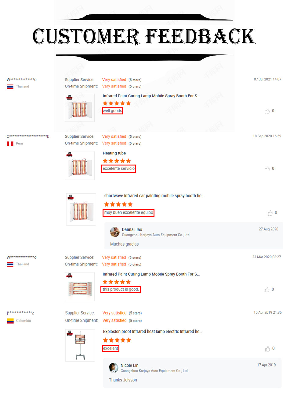 Factory Price Short Wave Infrared Heat Curing Lamp Auto Body Paint Drying Lamp with Stand Infrared Lamp for Paint Drying factory
