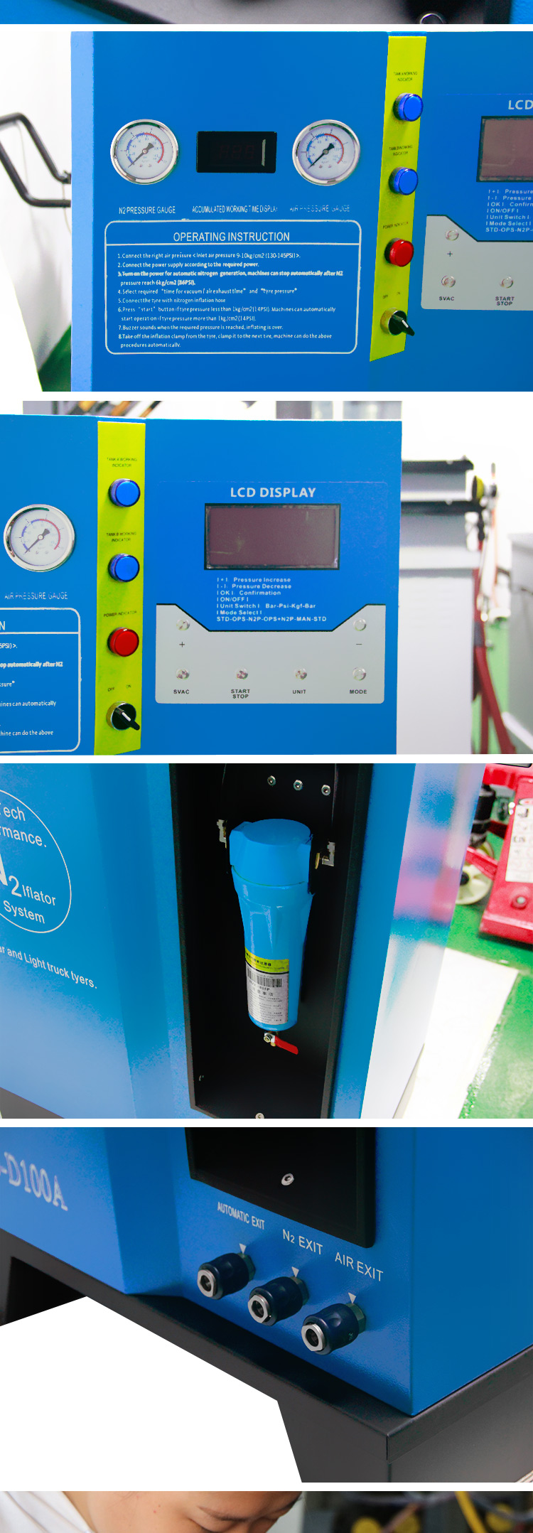 Professional OEM vehicle nitrogen tire inflator