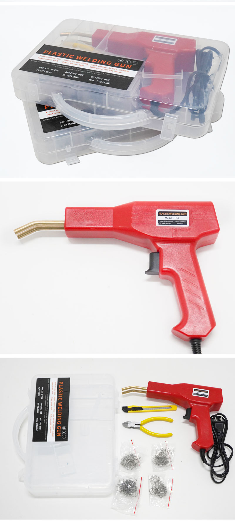 2024 New And Portable Plastic Welders Repair Hot Stapler Cordless Plastic Welder Gun For Car Body Repair factory