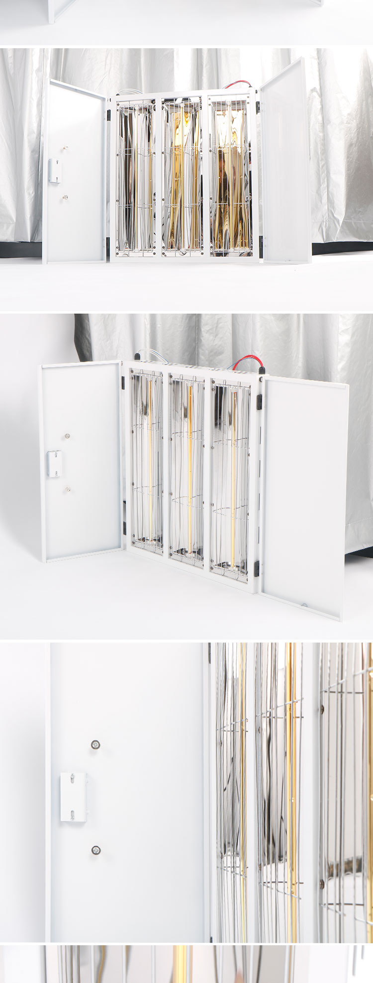 Factory price paint booth side led lamp spray booth lights infrared curing lamp details
