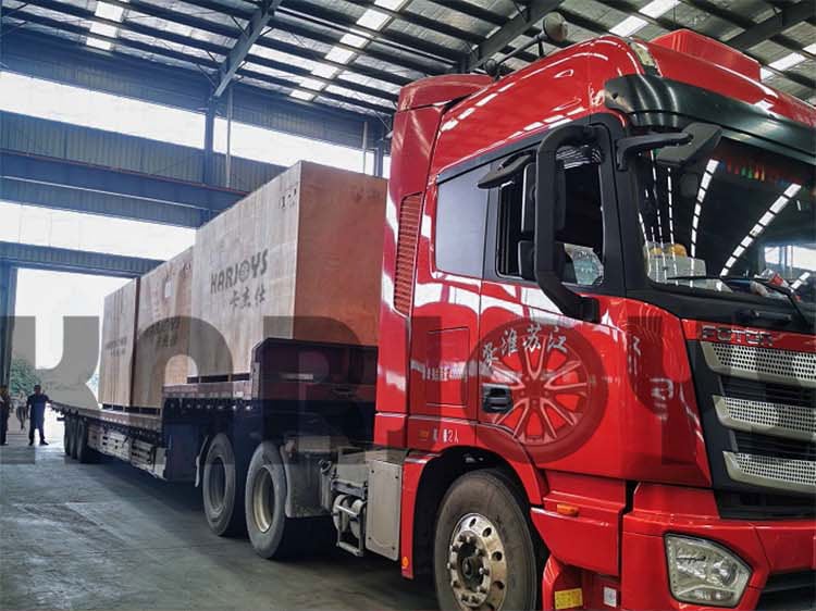Karjoys 10000lbs 4.5t Hydraulic Automatic Overhead Baseless Clearfloor 2 Poles Vehicle Elevators Two Post Lif details