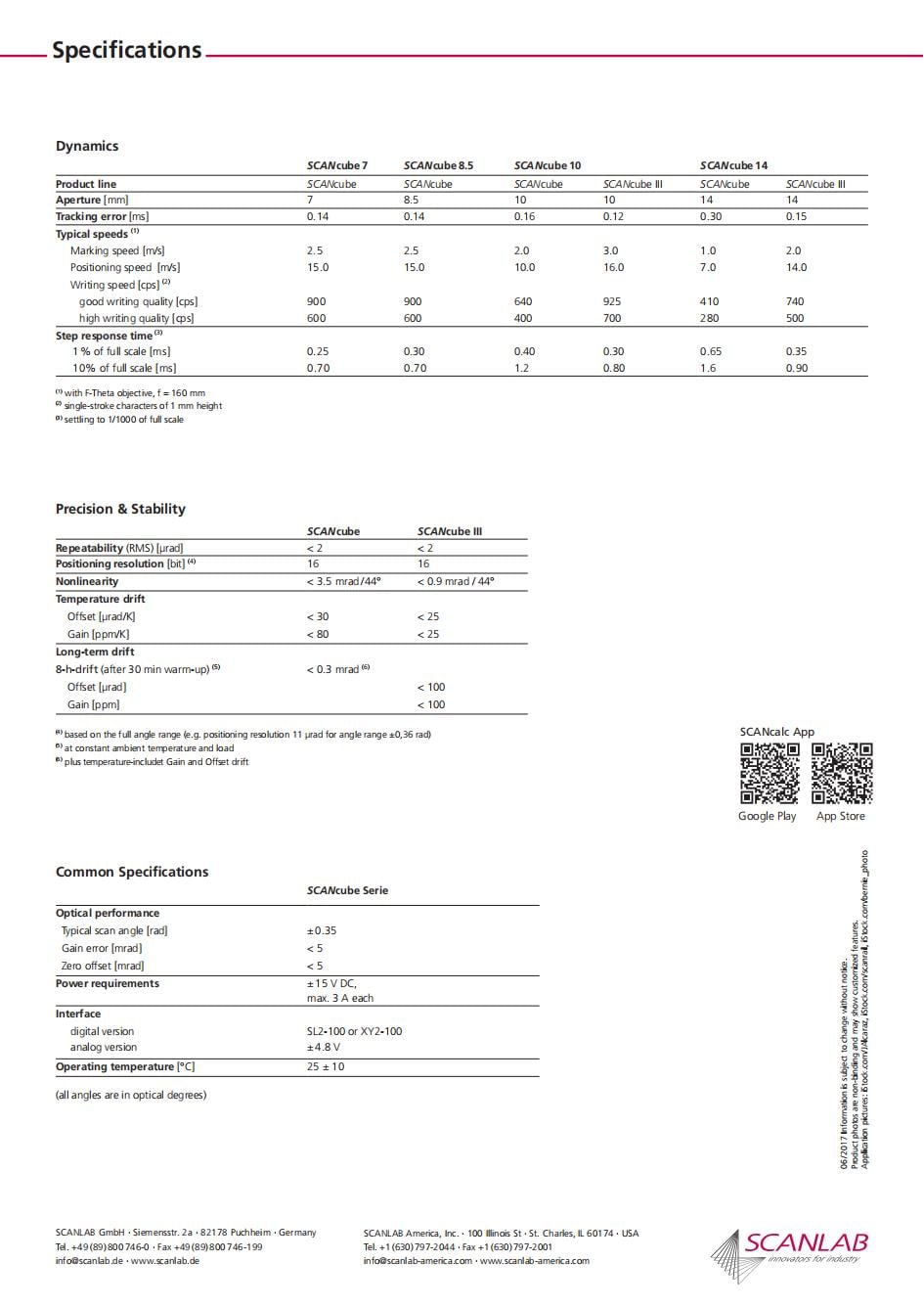 Scanlab Premium Scan heads for laser marking welding cleaning scancube10 scancube14 scancubeIII10 scancubeIII14 manufacture