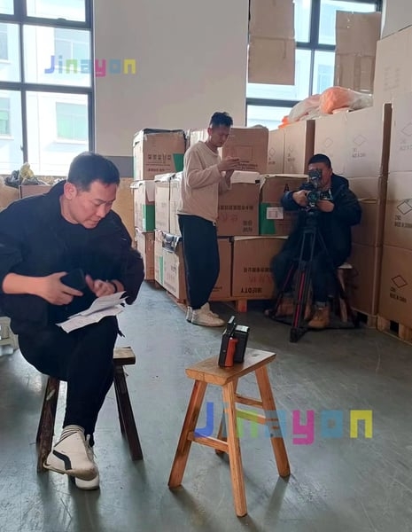 A CCTV Photography Team Visits JINAYON Paper Products Company