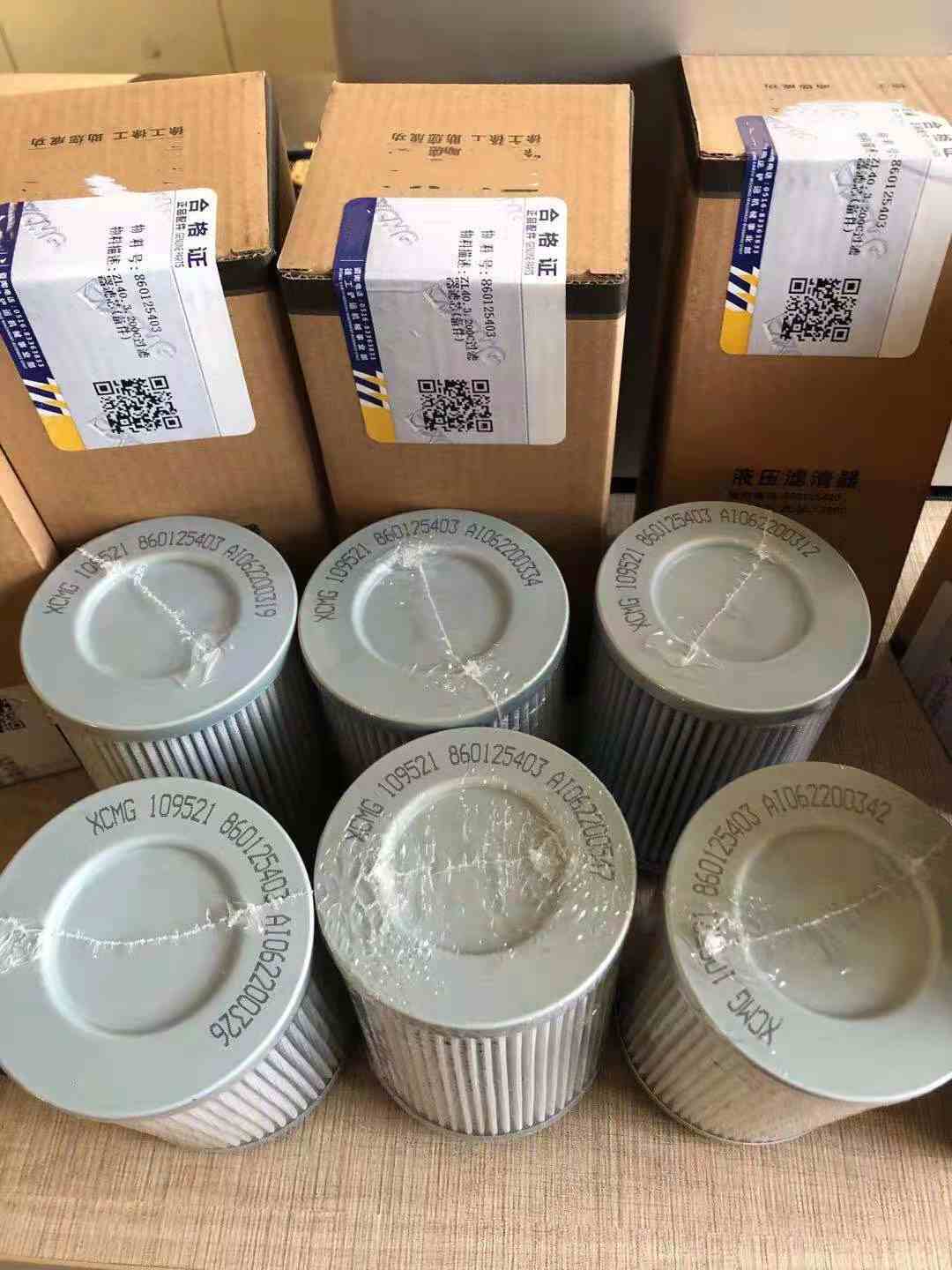 860125403 Wheel Loader Transmission Hydraulic Filter manufacture