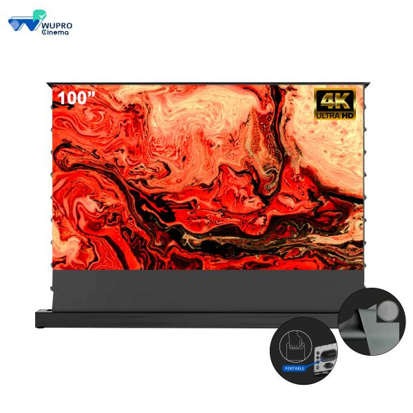 Tạo trải nghiệm xem đắm mình với màn hình máy chiếu tự động nâng lên