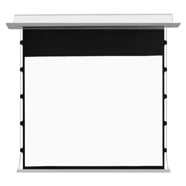 Erstellen Sie das ultimative Entertainment-Zimmer mit eingebauten Deckenprojektionsleinwänden.