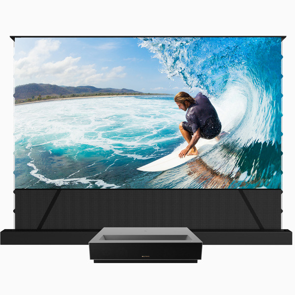 Màn hình Projector ALR Nâng lên từ Sàn cho Ngôi nhà Hiện đại