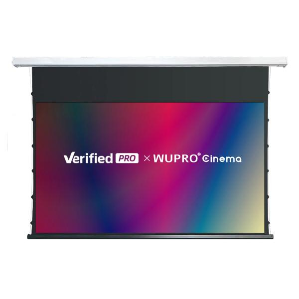 Enjoy seamless movie nights with an electric projector screen
