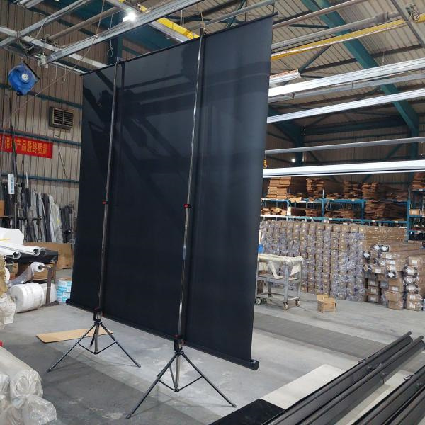 Profitez de films, de sports et bien plus encore dans votre propre arrière-cour avec un écran de projecteur extérieur rétractable.