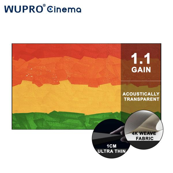 Experience larger-than-life entertainment with an 84-inch projector screen