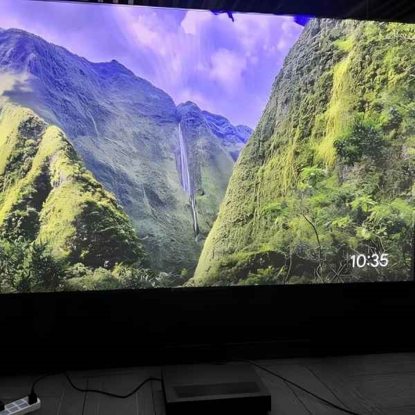 Revolutionize your home theater setup with an ultra short throw projector and screen