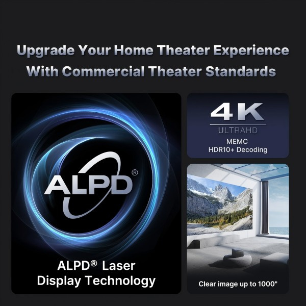 Erhalte die beste Bildqualität mit innovativen 4K LCD Projektoren