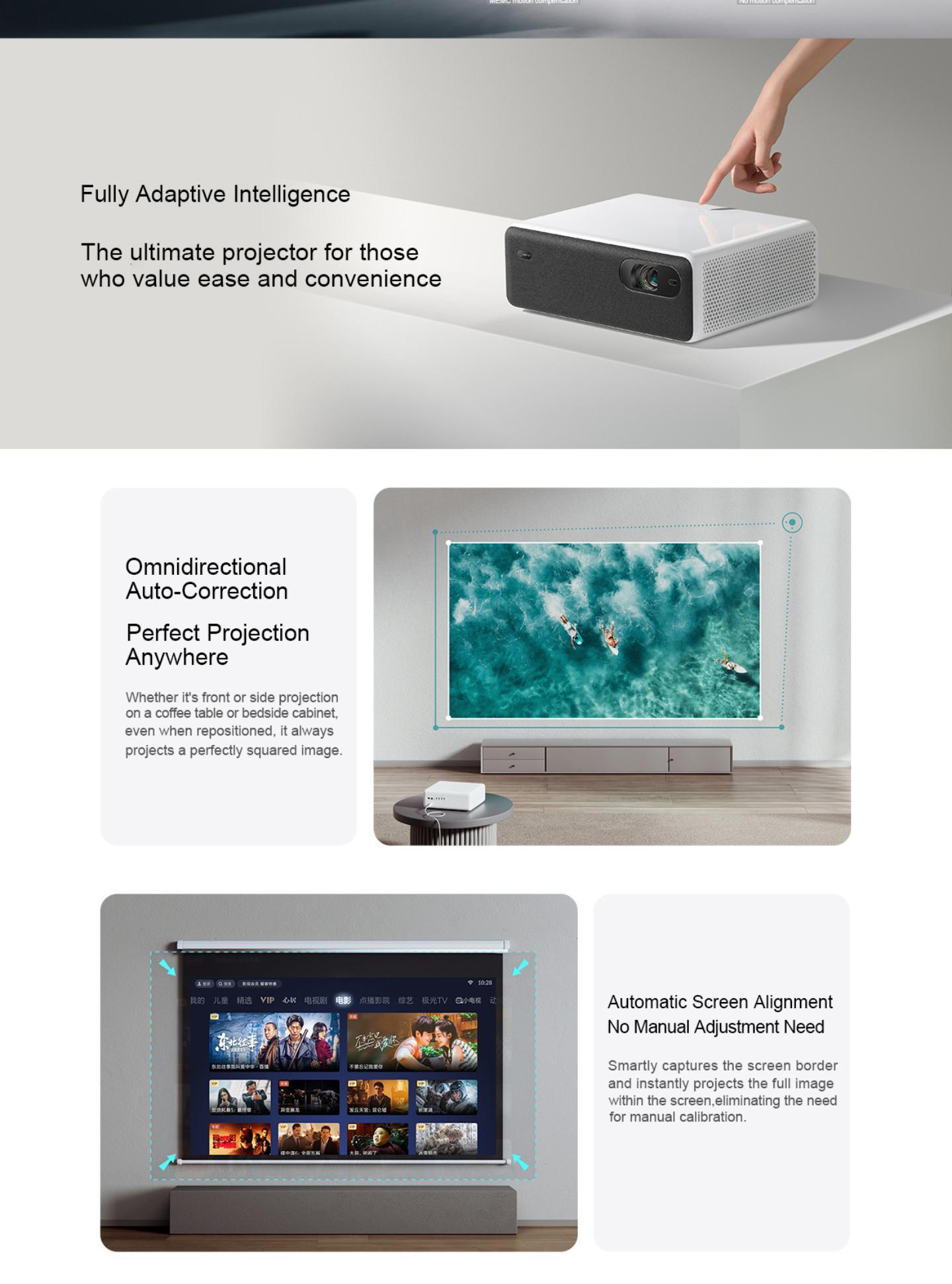 4 Xiaomi laser projector 1S 1080P factory