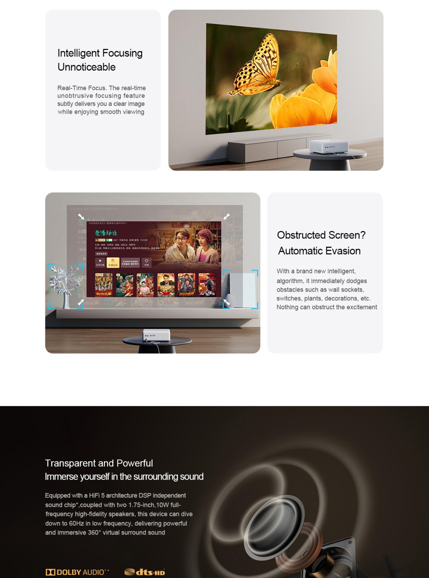 5 Xiaomi laser projector 1S 1080P manufacture