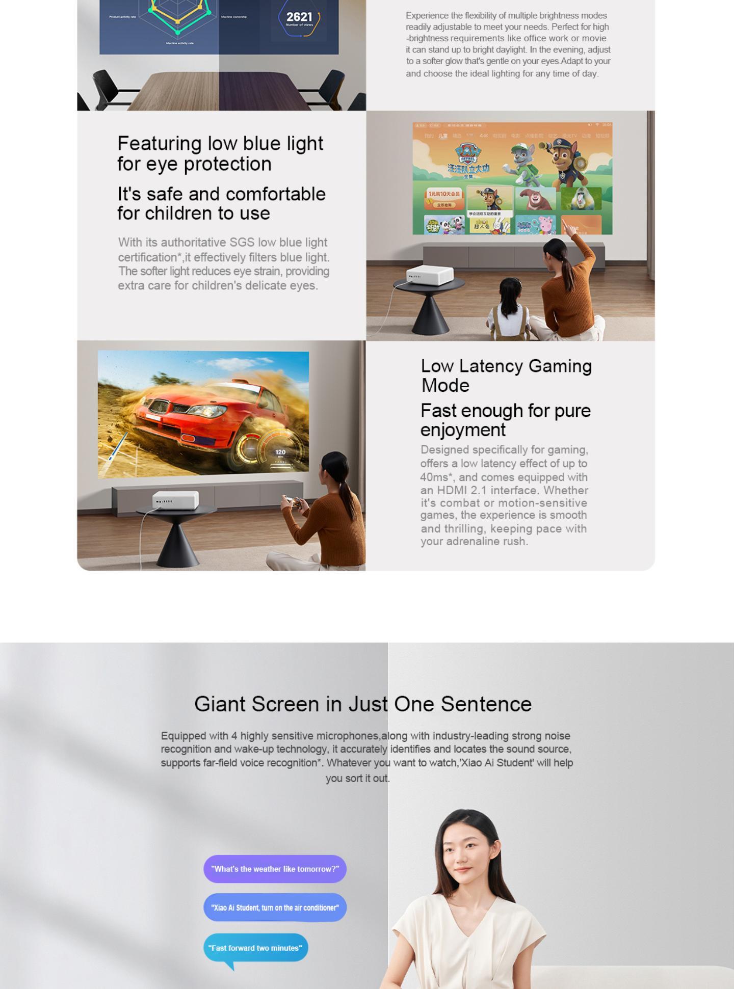 7 Xiaomi laser projector 1S 1080P supplier