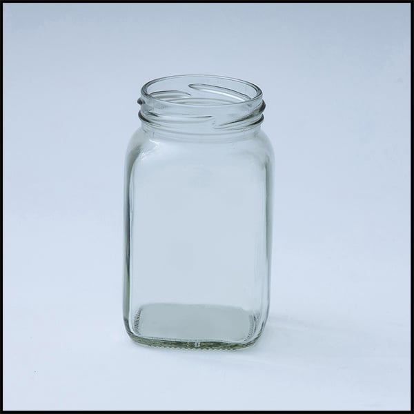 Add a touch of elegance to your kitchen decor with glass jars