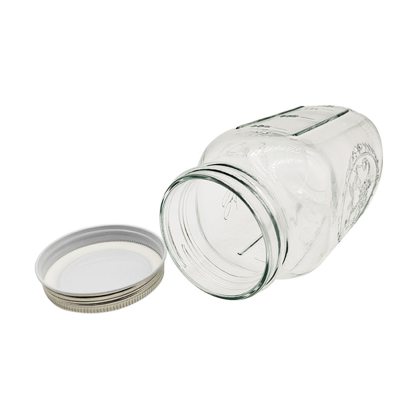 Grab and Go with Easy to Carry 750ml Mason Jars