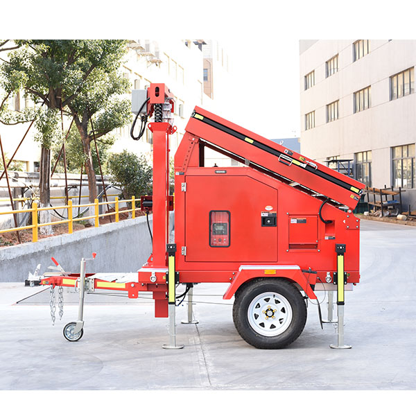 Sử Dụng Tháp Ánh Sáng Di Động Năng Lượng Mặt Trời
