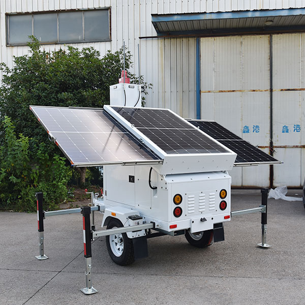 Keep a watchful eye on your home or business with our mobile surveillance trailer