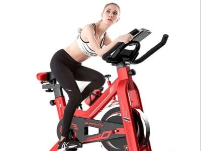 Comfort Seat & Adjustable Handlebar Design Of Premium Gym Exercise Spin Bike