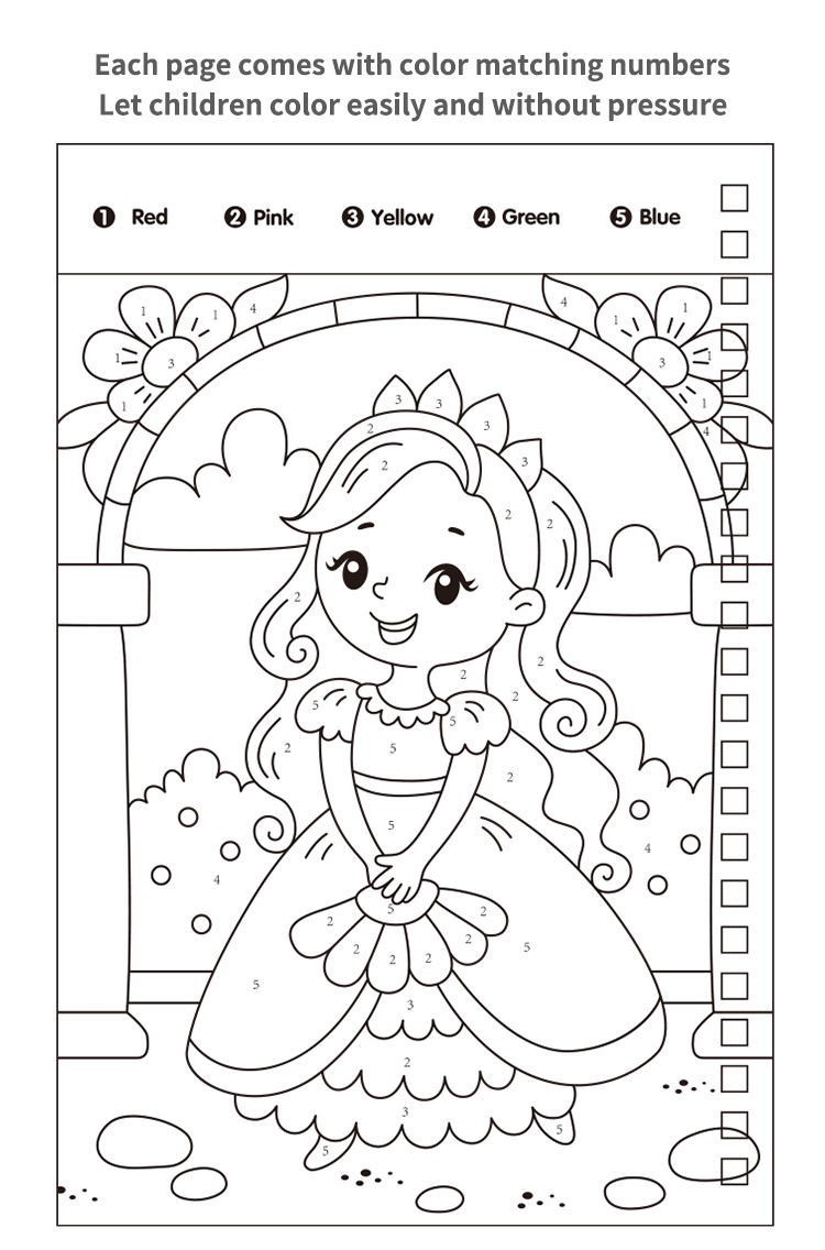 Coloring Books by Numbers manufacture
