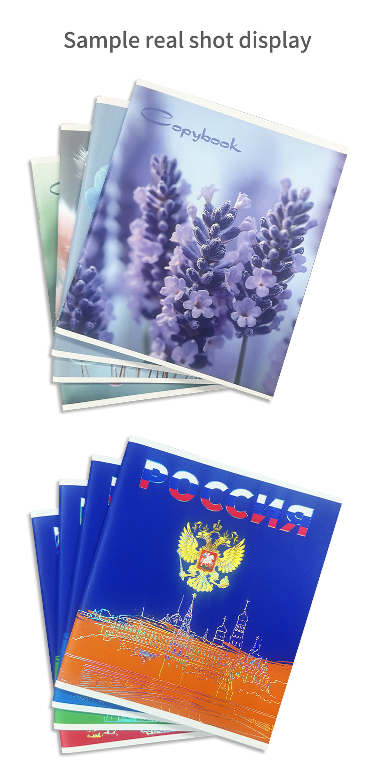 Wholesale Manufacturer 200 Pages Thick Notebooks Flowers Writing Exercise Book Copy Book for School Student Supplies supplier