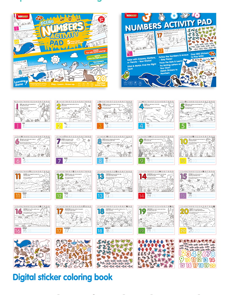 Alphabet  Activity Pad Sticker Book manufacture