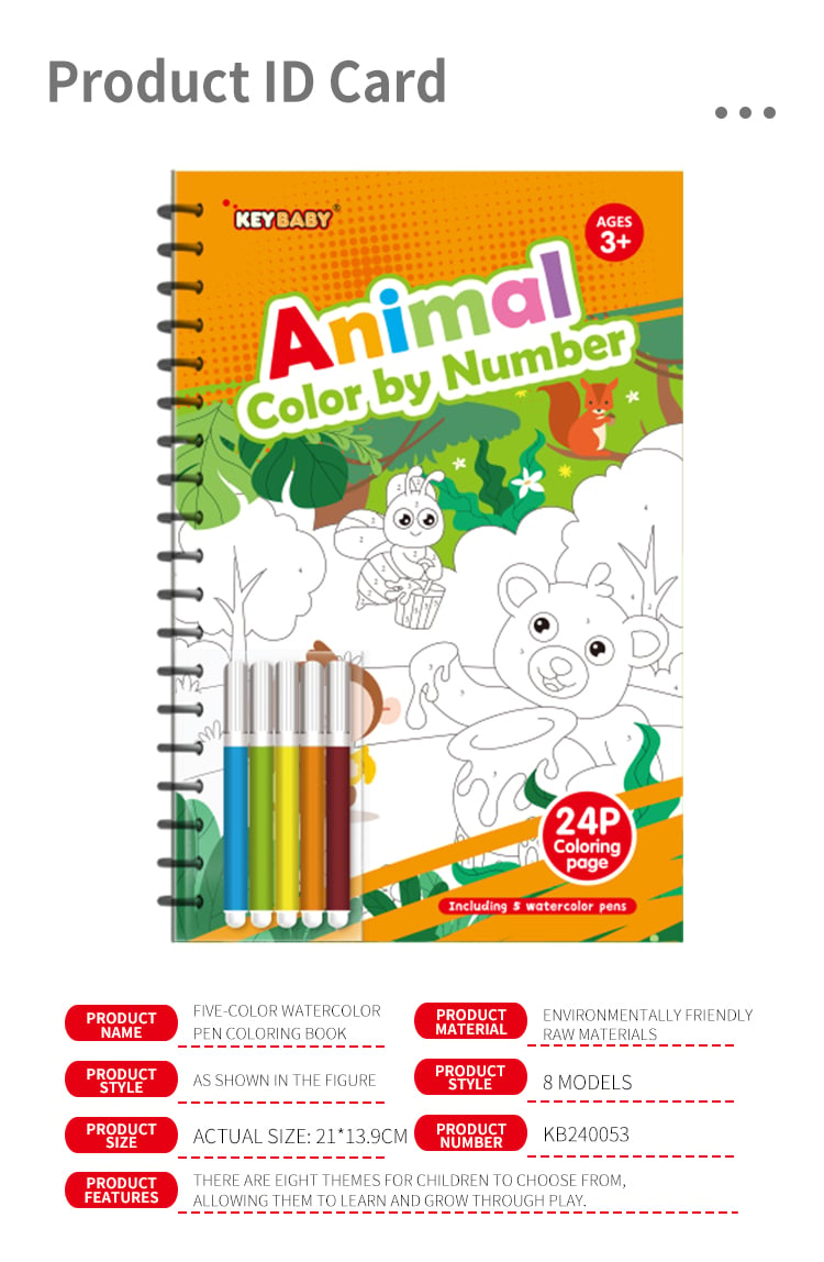 Coloring Books by Numbers manufacture