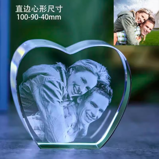 Shining 3d laser engraving k9 crystal blank craft custom 3d crystal glass engraving Your Own Picture souvenir crystal blank cube factory