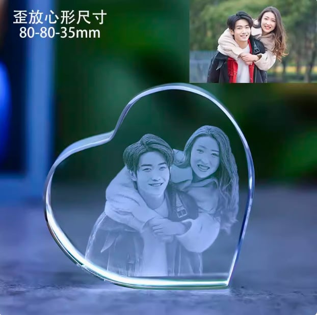 Shining 3d laser engraving k9 crystal blank craft custom 3d crystal glass engraving Your Own Picture souvenir crystal blank cube factory