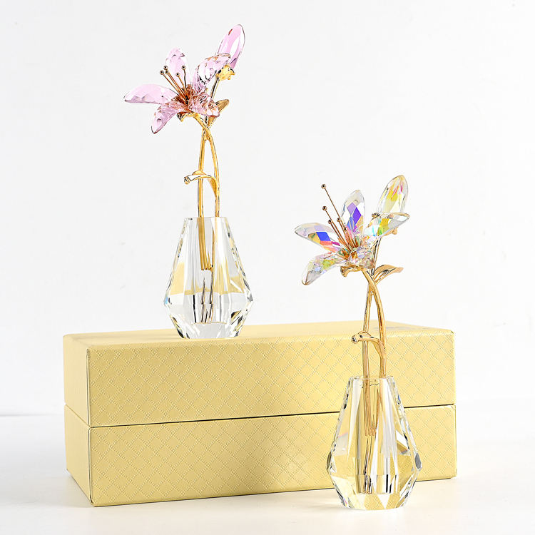 glass flower holder glass vase table decoration supplier
