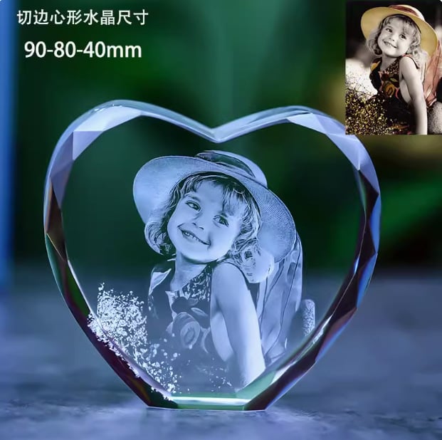 Shining 3d laser engraving k9 crystal blank craft custom 3d crystal glass engraving Your Own Picture souvenir crystal blank cube supplier