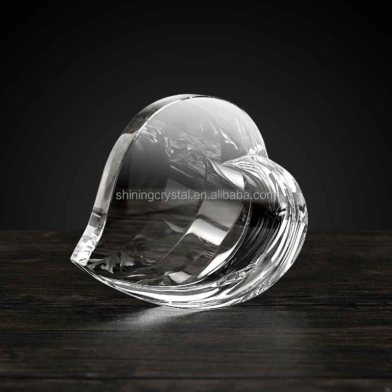 Crystal Heart-Shaped Blanks for 3D Engraved Valentine's Day Gifts details