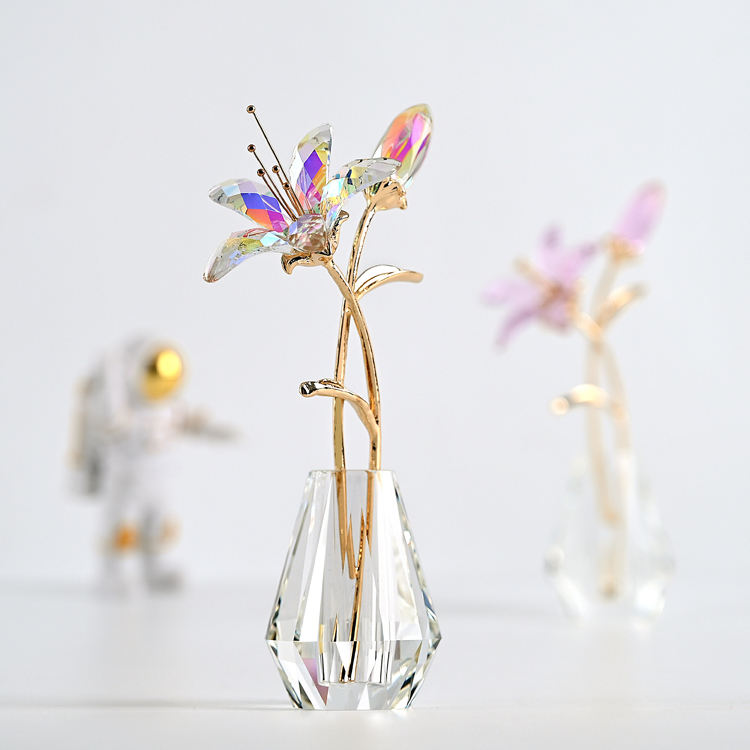 glass flower holder glass vase table decoration factory