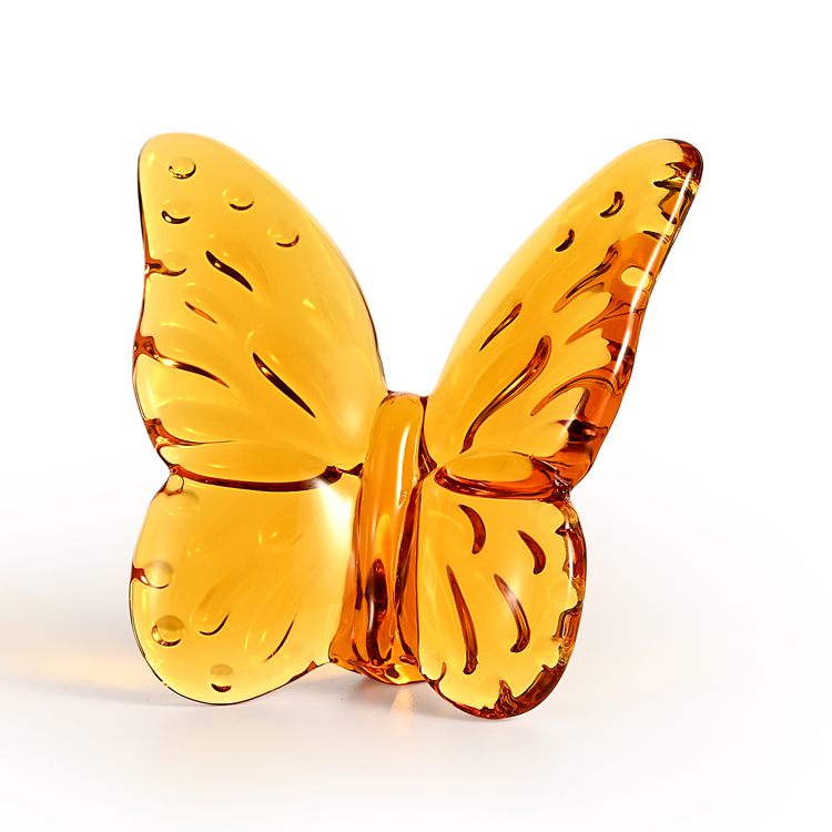 Shining new blue crystal butterfly decoration figurine animal ornament as gift souvenirs manufacture