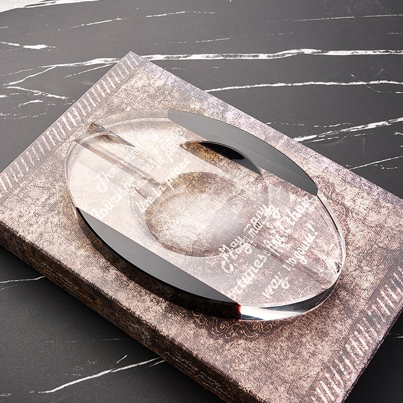 Shining  customized hot selling  Square Large size  Crystal Ashtray Table Decor for Home Office Hotel ashtray factory