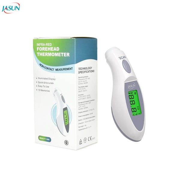 Ideal für die Verwendung in öffentlichen Räumen und zu Hause mit Infrarot-Stirnthermometer
