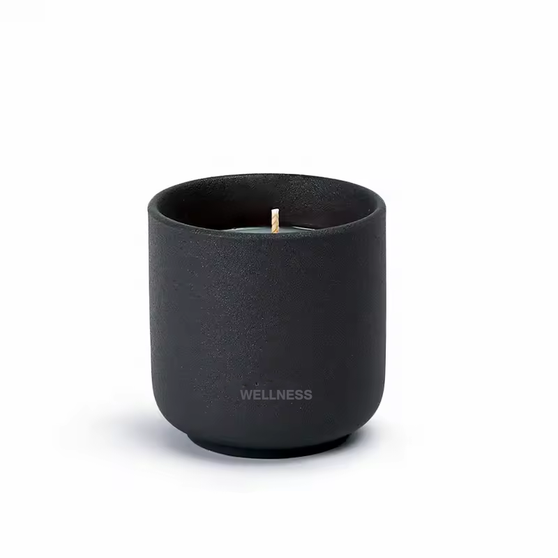 Home Decorative Ceramic Jar Scented Candle Customized Logo Factory Price Luxury Soy Wax Candle Scented Gift With packaging box factory