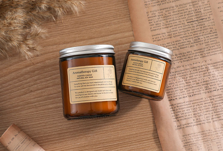 Wholesale Luxury Home Decor Scented Soy Wax Candles with Luxury Glass Jar Metal Lid Essential Oil Gifts Manufacture's Collection details