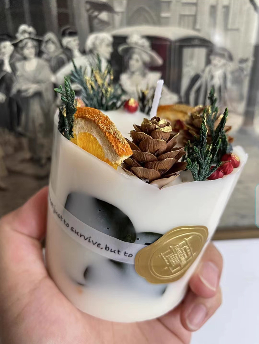 ODM/OEM Wholesale Customized Private Label Home Decor Luxury Art Scented Soy Wax Candles With Luxury Jar And Box Gift Sets manufacture