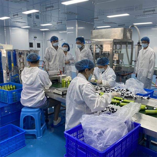 The process of blending and bottling perfumes
