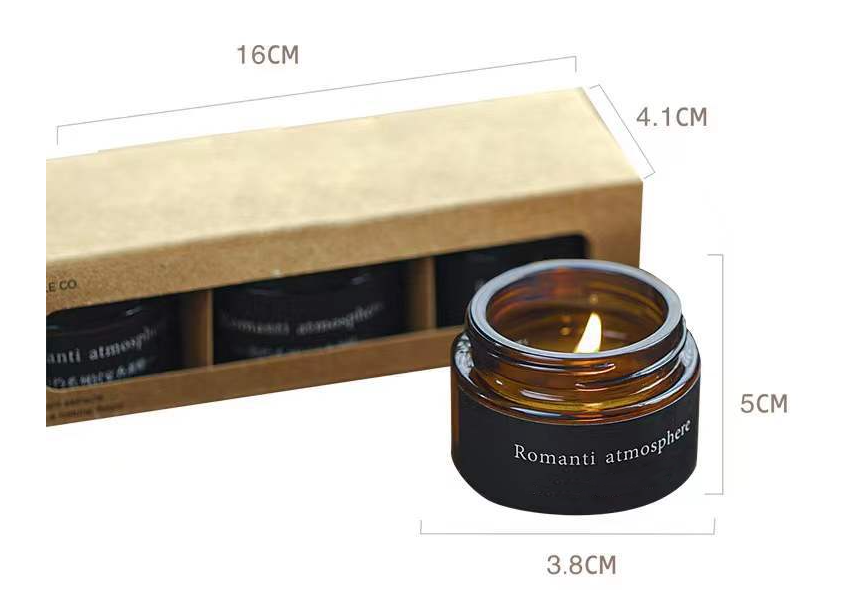 WELLNESS Custom Simple Classic Tin Lid Glass Jar Soy Wax Scented Candle Essential Oils Aroma Candle & Home Fragrance Decor Gift details
