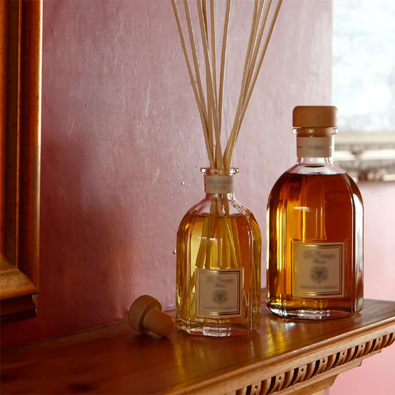 French Luxury Reed Diffuser Perfume Rattan Stick Glass Bottle Natural Aroma Essential Oil Car Home Office Flower Versatile Use factory