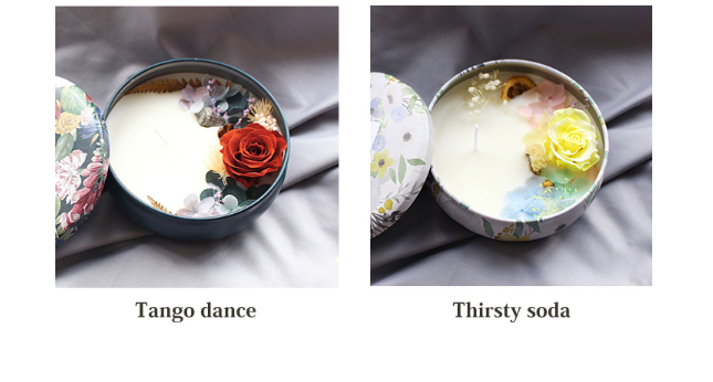 Luxury packaging custom travel scented candle in tin jar,decorative tin candle containers with metal lids factory