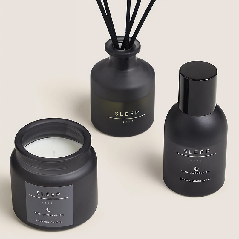 Custom Private Label Luxury Soy Wax Scented Candles And Reed Aroma Diffuser Gift Set Handmade High Quality Home Decor Fragrance supplier