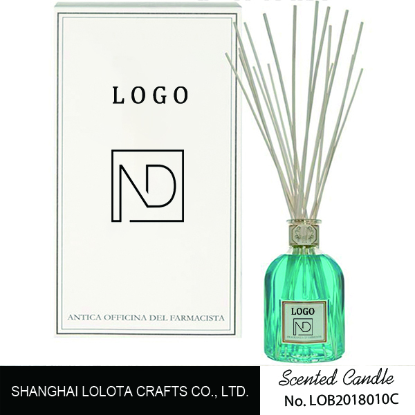 Wholesale customized home decor luxury air freshener perfume colorful reed diffuser gift set for women with gift box factory