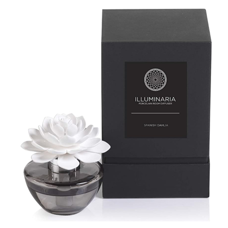 Home Fragrance Manufacturers Custom White Ceramic Flower Glass Bottle Perfume Aroma Essential Oils aromatherapy Reed Diffuser details