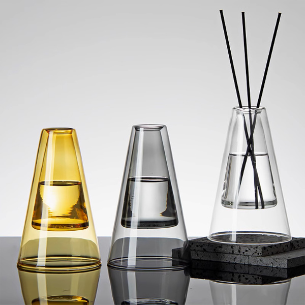 Create a calming atmosphere with a glass oil diffuser